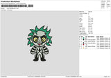 Chibi Halloween 01 Embroidery File 6 sizes