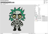 Chibi Halloween 01 Embroidery File 6 sizes