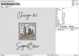Chicagotext 2209 Embroidery File 6 sizes