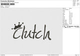 Chutch Embroidery File 6 size