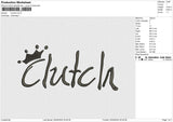 Chutch Embroidery File 6 size