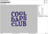 Cooltext02 Embroidery File 6 sizes