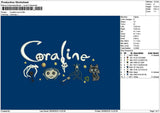 Caroline2609 Embroidery File 6 sizes