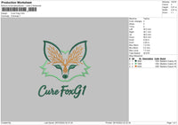 Curetext Embroidery File 6 sizes
