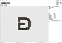 D-dot 1in Embroidery File 6 size