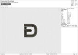 D-dot 1in Embroidery File 6 size