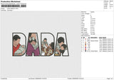 DADA 080625 Embroidery File 6 size