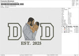 DAD PHOTO 050625A Embroidery File 6 size