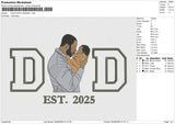 DAD PHOTO 050625A Embroidery File 6 size