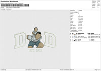 DAD PHOTO 150525 Embroidery File 6 size