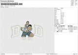 DAD PHOTO 150525 Embroidery File 6 size
