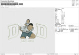 DAD PHOTO 150525 Embroidery File 6 size