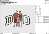 DAD PHOTOFLAT 080625B Embroidery File 6 size