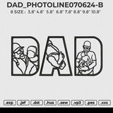 DAD_PHOTOLINE070624-B Embroidery File 6 size