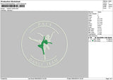 Danceteamtext Embroidery File 6 sizes