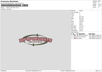 Dip Oval Embroidery File 6 sizes