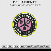 DELLAFUENTE Embroidery File 6 size