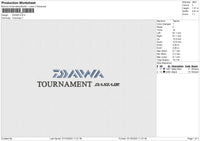 DIAWA Embroidery File 6 size