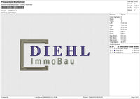 DIEHL Embroidery File 6 size