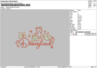 Dland Icon V2 Embroidery File 6 sizes