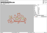 Dland Icon V2 Embroidery File 6 sizes