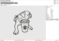 DOG 051023 Embroidery File 6 sizes