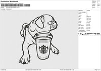 DOG 051023 Embroidery File 6 sizes