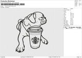 DOG 051023 Embroidery File 6 sizes