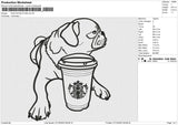 DOG 051023 Embroidery File 6 sizes