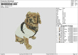 Dog 0512 Embroidery File 6 sizes