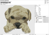 DOG 141224 Embroidery File 6 size