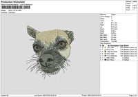 Dog 1701 Embroidery File 6 sizes