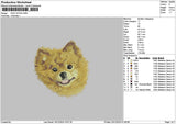 Dog1912a Embroidery File 6 sizes