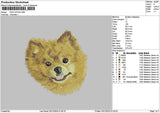 Dog1912a Embroidery File 6 sizes