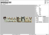 Dogs 1505 Embroidery File 6 sizes