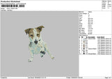 Dog 1203 Embroidery File 6 sizes