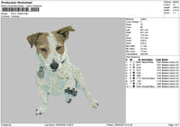 Dog 1203 Embroidery File 6 sizes