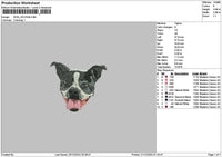 Dog 1224b Embroiery File 6 sizes