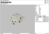 Dog 2901a Embroidery File 6 sizes