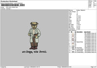 Dogtext 1104 Embroidery File 6 sizes