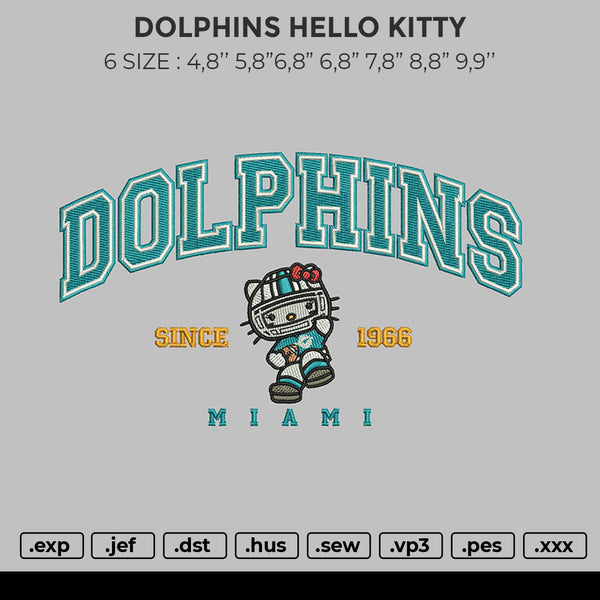 DOLPHINS HELLO KITTY