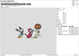 Ducks 1609 Embroidery File 6 sizes
