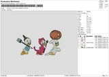 Ducks 1609 Embroidery File 6 sizes
