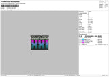 Downloadtext Embroidery File 6 sizes