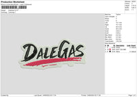 DaleGas Embroidery File 6 size