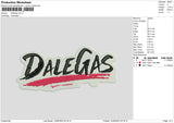 DaleGas Embroidery File 6 size