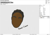 Daniel Caesar Embroidery File 6 size