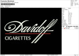 Davidoff Embroidery File 6 size
