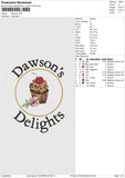 Dawson Embroidery File 6 size