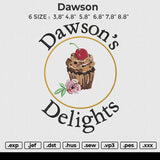 Dawson Embroidery File 6 size